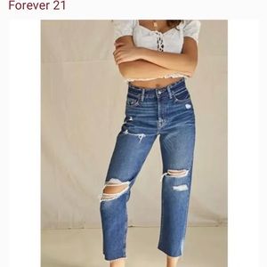The Larchmont Distressed Jean - Forever 21 Slim Strait